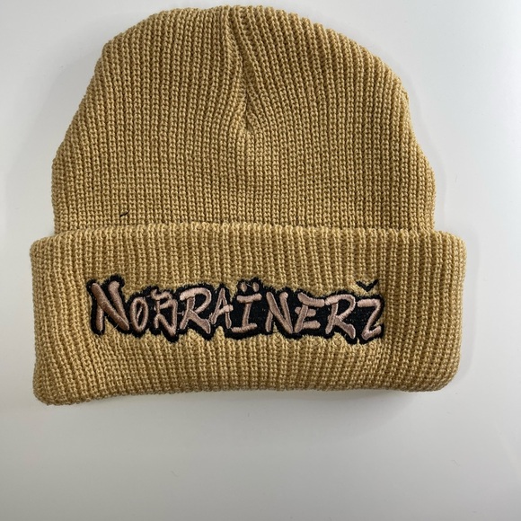 These stylish knit beanies feature a bold embroidered “Nobrainerz” logo - Picture 4 of 5